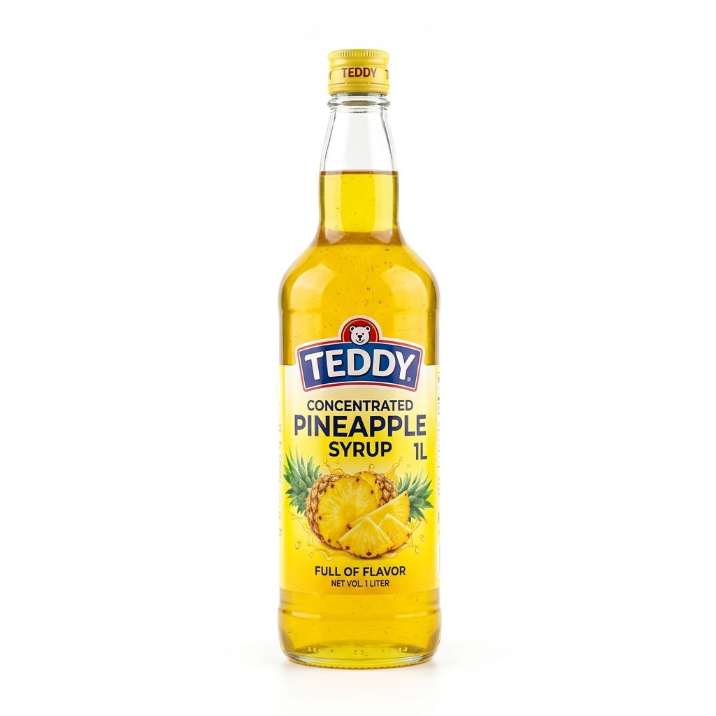 Concentrated PINEAPPLE TEDDY Syrup 1L
